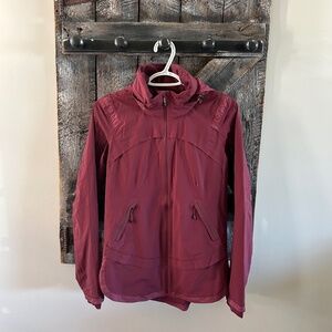 Women's Lululemon Full Zipper Light Weight  Jacket w/Hideaway Hood